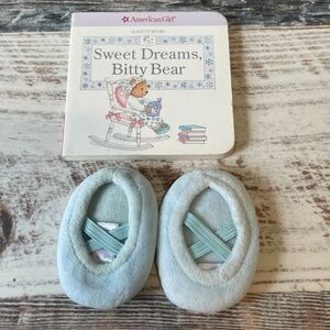 American Girl BITTY BABY Doll Snowy Dreams PJs I Sweet Dreams Book & Shoes Only